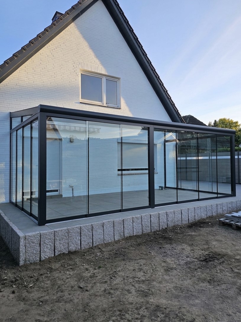 Kellerabdichtung mit Terrasse und Wintergarten, Barsbüttel
